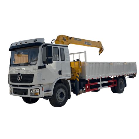 8 Tons Shacman Truck Mounted Telescopic Boom Crane Heli Truck