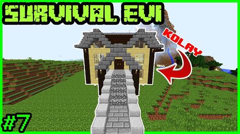 Minecraft Ev Yapımı Minecraft Kolay Başlangıç Evi Türkçe Survival 7