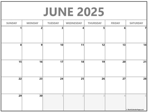 Images Of June 2025 Blank Calendar Free Jon A Rafferty