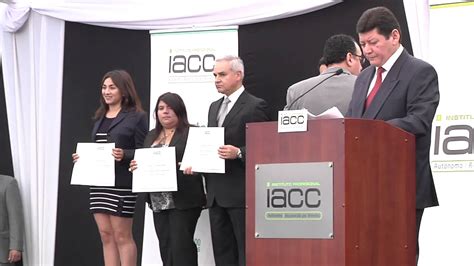 Resumen Ceremonia Titulaci N Iacc Abril Youtube