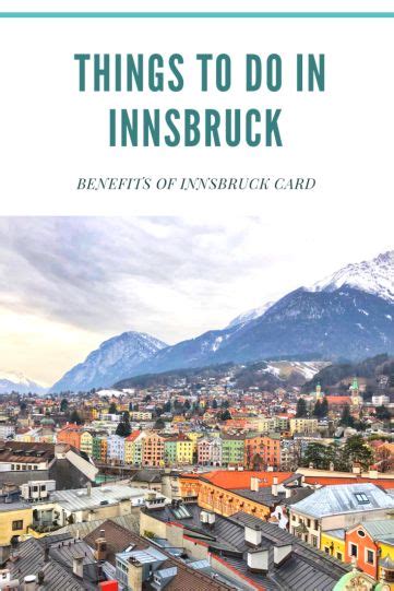 Top Things To Do In Innsbruck And Benefits Of Innsbruck Card Innsbruck