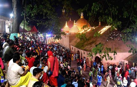 Hindu Devotees Throng At Kamakhya Temple In Guwahati