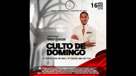 Antes Que Te Formasse No Ventre Materno Culto De Domingo O Rev