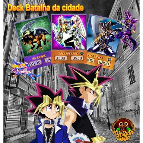 Cartas Yugioh Deck Yugi Batalha Da Cidade Shopee Brasil