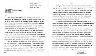 Leo Szilard and Albert Einstein write a letter to F.D. Roosevelt in 1939, stating that Germany ...