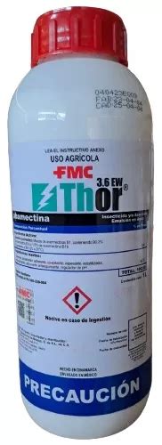 Thor 3 6 Ew Fmc Abamectina Insecticida Acaricida 1l Envío gratis