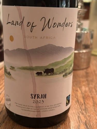 Iconic Wines Land Of Wonder Syrah Vivino US