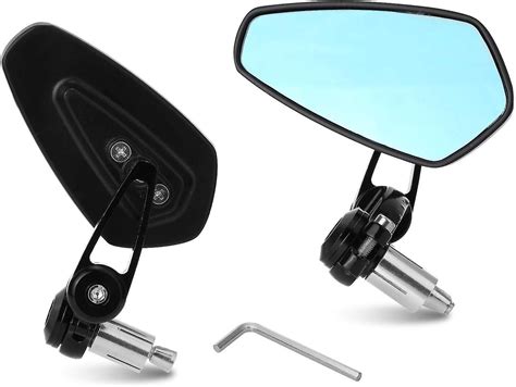 7 8 22mm Motorbike Rear View Mirror Aluminium Side View Mirror Handle