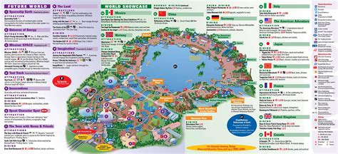 EPCOT Map - Disney SecretsDisney Secrets