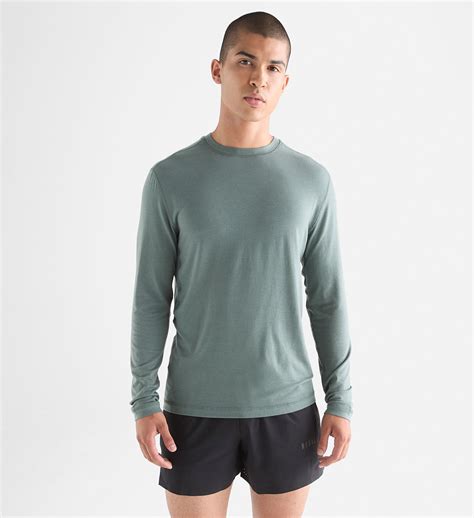 MEN'S BLENDED MERINO WOOL LONG SLEEVE TEE | BALSAM | NOBULL