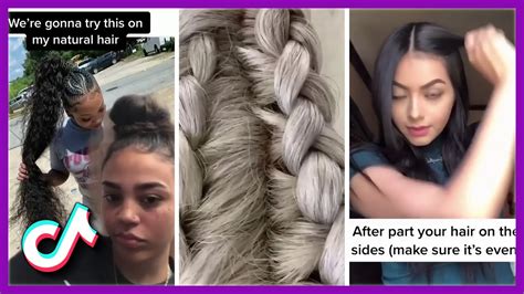 Cute And Trendy Hairstyles For Natural Hair Tik Tok Compilation Youtube