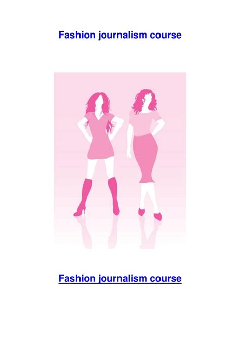 Study fashion journalism the digital way