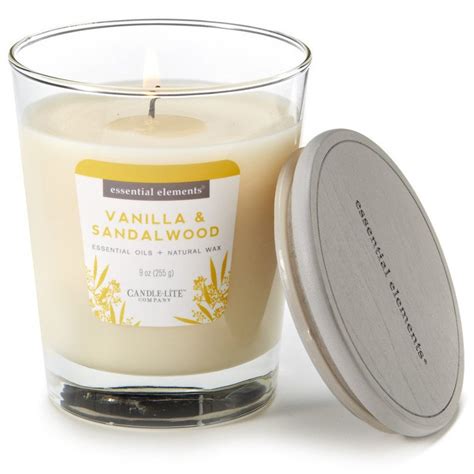 Candle Lite Essential Elements Vanilla And Sandalwood 255 G Magic