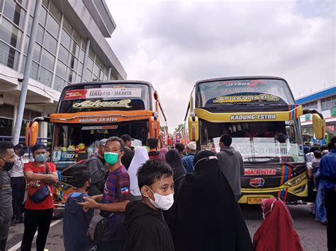 Kemenhub Lepas Bus Arus Balik Gratis Jatim Dari Terminal Purabaya