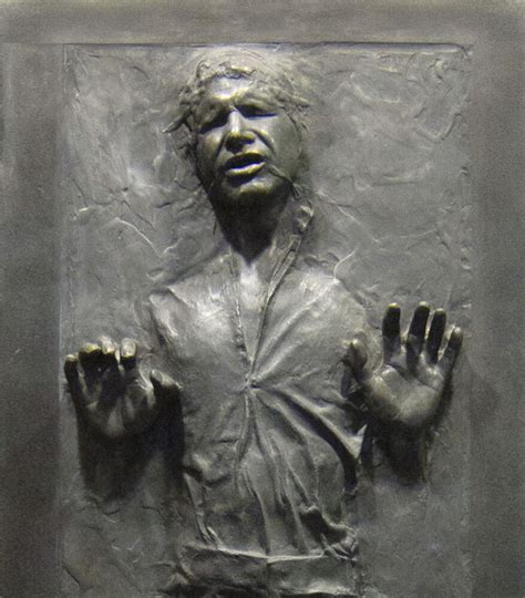 Han Solo In Carbonite Star Wars Repositionable Life Size Wall Graphic