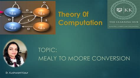 Mealy To Moore Conversion With Examples YouTube