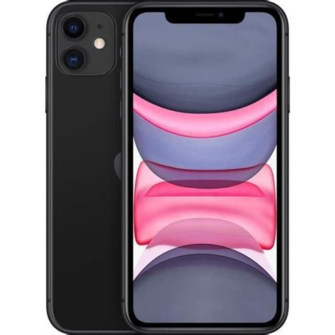 APPLE iPhone 11 64 Go Noir Reconditionné en France Avec coque