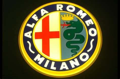 Dt Vintage Illuminated Alfa Romeo Sign Pcarmarket