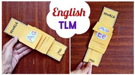 English Tlm Vowels English Tlmtlm For Primary School Easy Tlm English Working Modelenglish