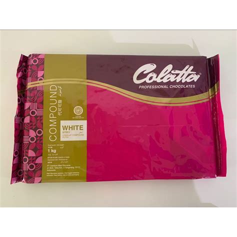 Jual COLATTA WHITE COMPOUND COKLAT PUTIH COLATTA UKURAN 1KG DAN