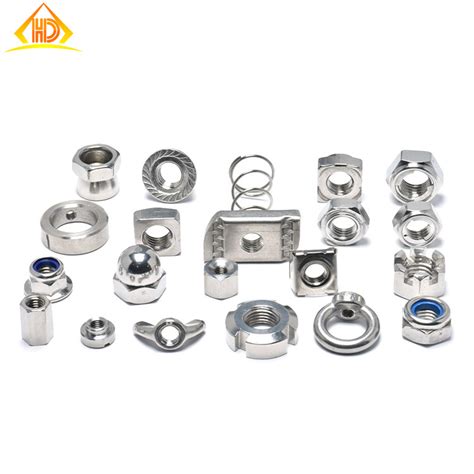 High Quality Cheap Price Stainless Steel Chamfered Hex Thin Nuts