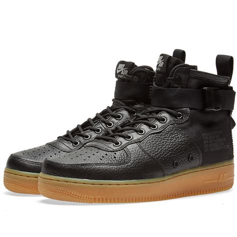 Buy Sf Air Force Mid Black Gum In Stock