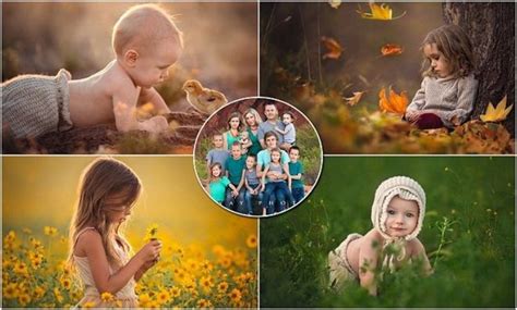 Photographer Creates Breathtaking Portraits Of Her 10 Lovely Children