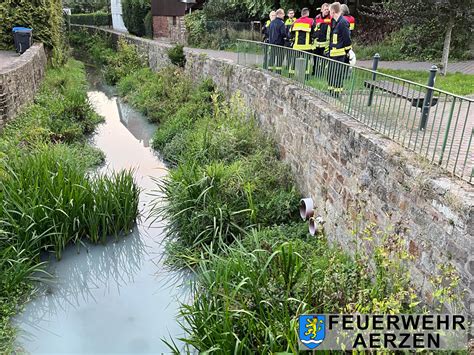 2023 08 31 Großschleife Aerzen TH Einsatz Gewässer Feuerwehr Aerzen