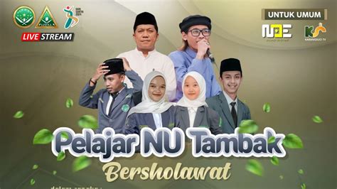 Live Pelajar Nu Tambak Bersholawat Peringatan Hari Santri Nasional