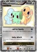 Pokémon baby pokemon - team work - My Pokemon Card