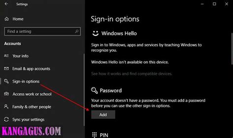 Cara Membuat Password Di Windows