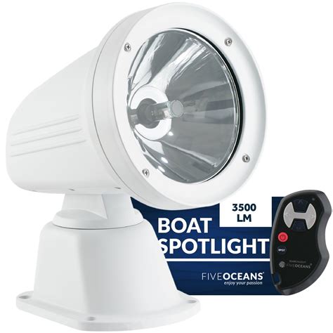 Five Oceans Boat Spotlight Marine Spotlights For Boats LED Wireless