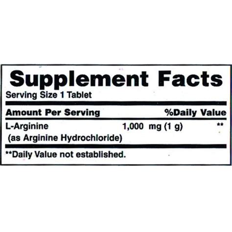 Natures Bounty L Arginine Mg In Bangladesh Bd Tabs