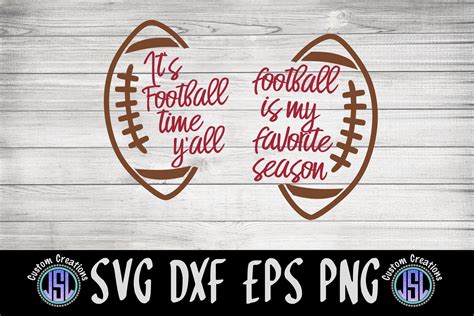 Football Sayings Set Of 2 Football SVG SVG DXF EPS PNG 305520