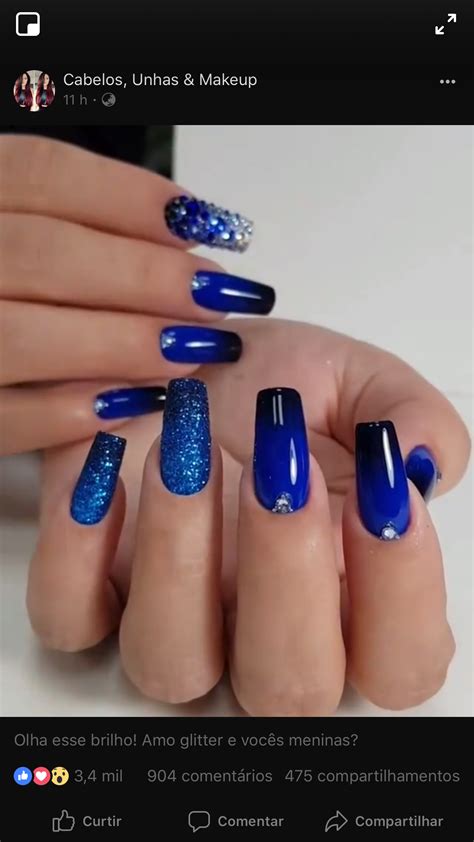 Top 25 Best Navy Blue Nail Design Ideas 2022 Updated Artofit