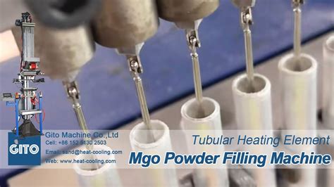 Tubular Heating Element MgO Magnesium Oxide Powder Filling Machine