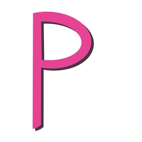 Pink Letter P Png