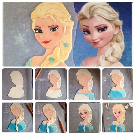tutorial elsa  torta frozen frozen elsa cake tutorial torte