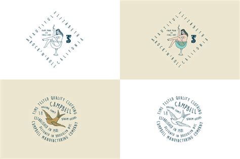 Hipster Logo Templates By Liviu Antonescu Creative Boutique