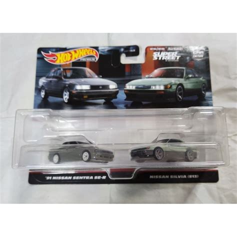 Hot Wheels Twin Pack Nissan Sentra Nissan Silvia S Shopee