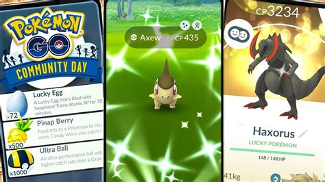 Prep Now Axew Community Day For June Youtube