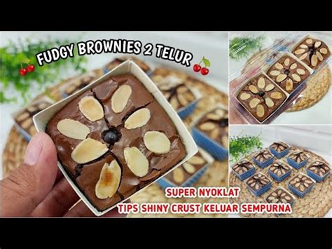 TANPA SP TANPA MIXERRESEP FUDGY BROWNIES SHINY CRUST 2 TELURTips