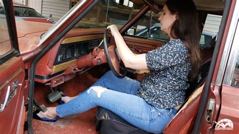 Pump That Pedal Paige Erin Turner Cranking The Jeep In Blue