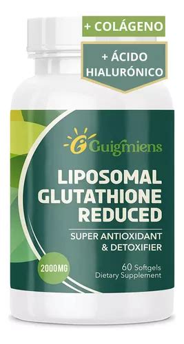 Glutation Capsulas Glutathione Liposomal Mg Antioxidante Cuotas