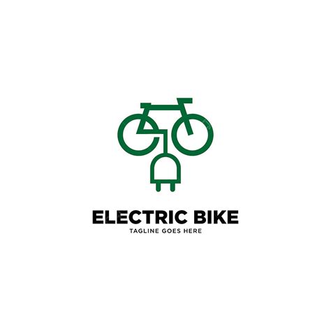 Electric Bike Vector Hd PNG Images Electric Bike Logo Template Vector