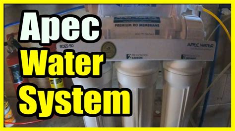 Installing The Apec Water System At My House For Cheaper Filters In The