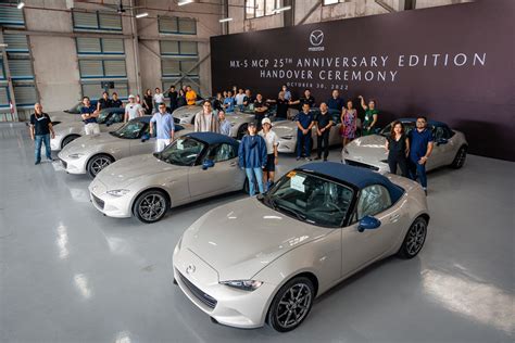 The 1st Batch Of Mazda MX 5 MCP 25th Anniversary Edition Units Has Been