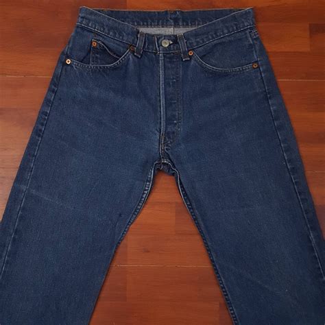 70s 80s Dark Wash Levis 501 Jeans Fit Like 31w 33l Made In The Usa