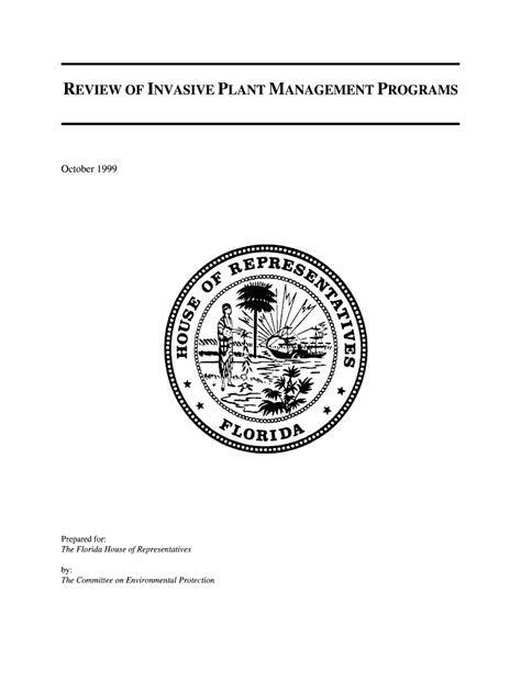 Fillable Online Leg State Fl NYS Invasive Species Management Strategy