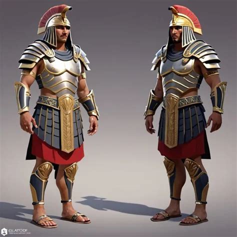 Character Design For The Game Secutor Light Armor